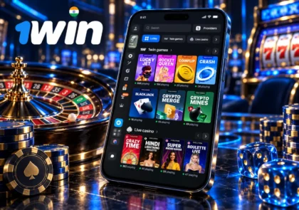 1Win Casino app registration screen with quick games like Aviatrix and JetX